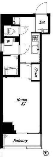 レガリス門前仲町の間取り画像