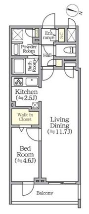 CREALpremier西馬込の間取り画像