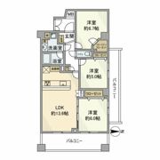 クレッセント多摩川Ⅱの間取り画像