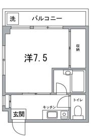 ぶるーハイツの間取り画像