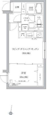 ベルシードステアー品川荏原の間取り画像