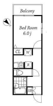 ホワイトフィールド西小山の間取り画像