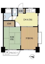 村上コーポの間取り画像