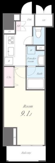 RAXA神田須田町の間取り画像