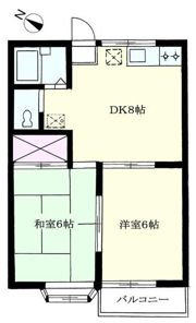 内田ハイツ・Ⅱの間取り画像