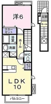 イーストヒルソレイユの間取り画像