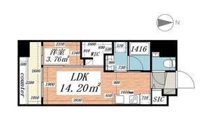 パークルール大手町の間取り画像