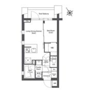 コンフォリア不動前の間取り画像