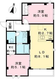 仮称エルキュ―ル東品川（Nearly ZEH）の間取り画像