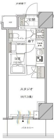 ドレッセ目黒大橋プレヴィの間取り画像
