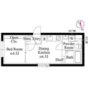 CASA PIAZZA 新蒲田の間取り画像