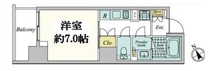 クレストコート中野の間取り画像