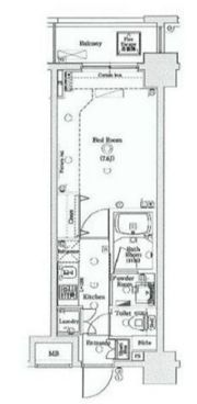 AXASXEBEC秋葉原の間取り画像