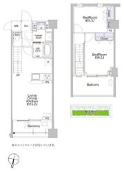 プロシード池上の間取り画像