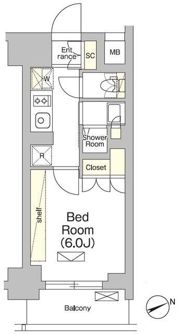 テラス大崎の間取り画像