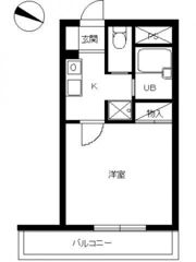 スカイコート日本橋浜町の間取り画像