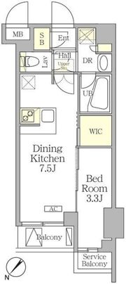 アジールコート池尻大橋の間取り画像