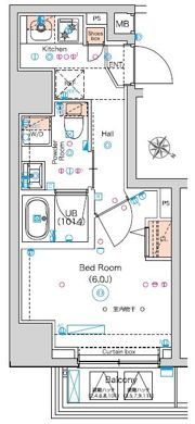 スクエアシティ横濱大通り公園AZの間取り画像