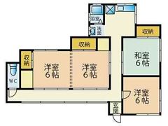 羽生市本川俣 貸家の間取り画像