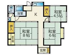 加須市戸室 貸家の間取り画像