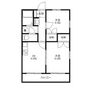 レオパレスドミールA館の間取り画像