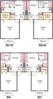 プランドールA棟（北本市）の間取り画像