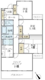 ベル富士見丘の間取り画像