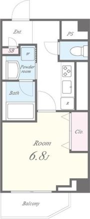 ブリーズ代々木上原の間取り画像