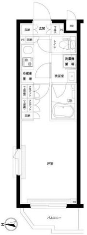 ルーブル都立家政六番館の間取り画像