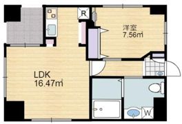 EastWan日本橋本町の間取り画像