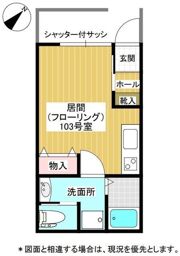 ニッケンコーポCの間取り画像