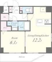 プチ・フルール入谷の間取り画像