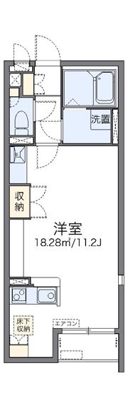 レオネクストオールリバーの間取り画像