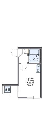 レオパレス大宮第1の間取り画像