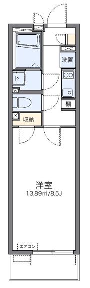 レオネクストヴィヴレの間取り画像