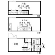 クロススクエア西大井の間取り画像