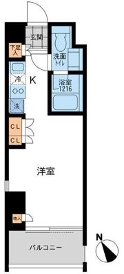 アーデン五反田の間取り画像