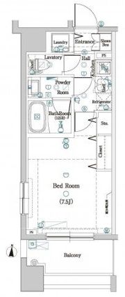 DIPS神楽坂の間取り画像
