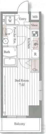 ドゥーエ大森の間取り画像
