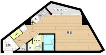 ランドステージ松見坂の間取り画像