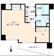 ヒューリック目黒三田の間取り画像