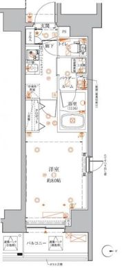クレイシアIDZ蒲田の間取り画像