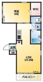 ベルメゾンの間取り画像