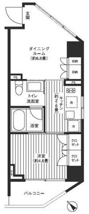 レジディア渋谷の間取り画像