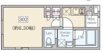 ReveResidence初台の間取り画像