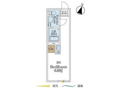 RISE Asadaの間取り画像