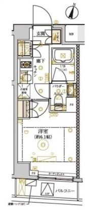ドムス・スタイル武蔵小山の間取り画像