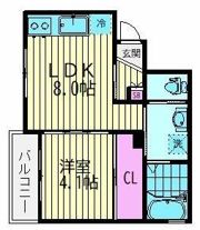 ユーズジャルダンⅡの間取り画像