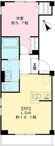 Vent Bonheur ヴァンボヌールの間取り画像