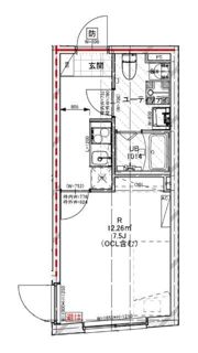 クレドコート品川中延の間取り画像